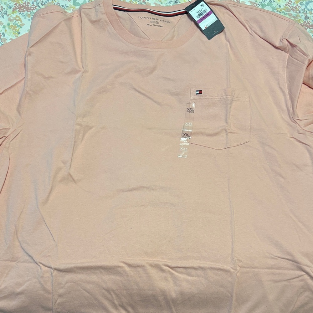 Tommy Hilfiger Men's Light Peach Tee